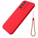 INORCO Ovitek za telefon iz tekočega silikona za vivo Y76s/Y76 5G, mehka podloga, hrbtni pokrov proti praskam s trakom, (22036631) Cene
