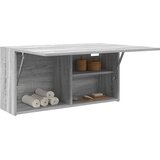  Kupaonski zidni ormarić sivi Sonoma 80x25x40 cm izrađeno drvo | shoptok.hr