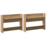 vidaXL Ormarići za cipele na zidu 2 pcs hrast artisan 60 x 18 x 60 cm | shoptok.hr