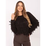 RUE PARIS Sweater-MI-SW-2008.86-dark brown | Shoptok.si