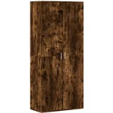 MAISON CHIC Omarica za obutev - Kopa za čevlje dimljeni hrast 80x39x178 cm inženirski les, (21778063)