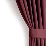 Restilo zasłona BLACKOUT kolor czerwony szarfa upinająca styl klasyczny taśma materiał blackout 140x175 | shoptok.hr