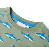  Dječja topla majica svijetla kaki 128 | shoptok.hr