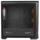 Genesis irid 503 argb micro tower računalniško ohišje, črn | Shoptok.si