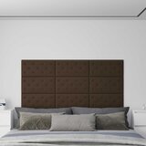  Zidna uzglavlja 12 pcs Smeđa 60 x 30 cm Lažna koža | Eponuda.com