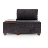 Atelier Del Sofa fotelja na razvlačenje perenna chenille left anthracite