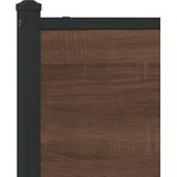  Metalni okvir kreveta bez madraca smeđa boja hrasta 193x203 cm | shoptok.hr