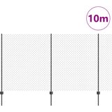  Ograda od lančanih veza s postom 10 x 1,4 m (Š x V) | shoptok.hr