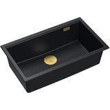 Quadron granitni umivalnik Logan 110 Black Cene