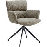 Dieter Knoll NASLANJAČ, kovina, tekstil barve kapučina | Shoptok.si