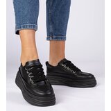 Gemre Black women's high-sole sneakers Selina | shoptok.hr