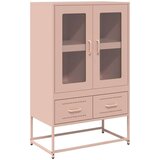 vidaXL Visoka omara roza 68x39x111,5 cm jeklo | Shoptok.si