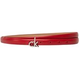 Calvin Klein Jeans Pasovi CK BUCKLE SKINNY 1.5 K60K612932 Rdeča u