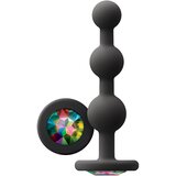 Ns Novelties Glams Ripple Rainbow Gem Black Cene