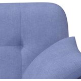  Ljubavni kauč s gumbima Traper plava 120 x 65 x 79 cm Tkanina | Eponuda.com