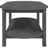  Stolić za kavu sivi 110 x 55 x 45 cm od masivne borovine | shoptok.hr