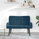  Kauč za dvoje Plava 115 x 61 x 87 cm Baršun | shoptok.hr