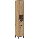 vidaXL Visoka kopalniška omara artisan hrast 31.5 x 33 x 190 cm | Shoptok.si