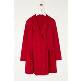 Trendyol Red Pleated Mini Woven Jacket Dress | shoptok.hr