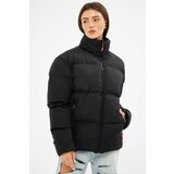 D1fference Women's Black Inner Lined Waterproof And Windproof Inflatable Winter Coat. Cene