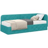  Kutni okvir kreveta Tirkizna 80 x 200 cm Baršun | shoptok.hr