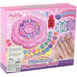  Nail Set Pink Nail Tips Stickers Diamonds | Shoptok.si