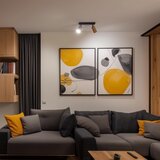  Brilagi - Reflektor SELE 2xGU10/30W/230V crna/dekor hrasta | Eponuda.com