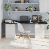 vidaXL Stolna ploča tamnosmeđa 200x40x(2-6) cm obrađeni masivni hrast | shoptok.hr
