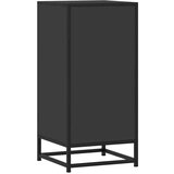  Komoda - Predalnik črna 35,5x35x76 cm inženirski les in kovina, (21719929) | Shoptok.si