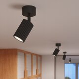 Sollux Stropna svetilka KARBON 1 črna, (5000284993) | Shoptok.si