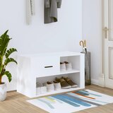 Ormarić za cipele bijeli 80 x 35 x 45 cm od konstruiranog drva | shoptok.hr