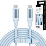  Kruger&Matz USB tip C - USB tip C kabel 100 W 1 m silikonski plavi Basic | shoptok.hr