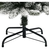 vidaXL Umjetno božićno drvce s 300 LED žarulja i snijegom 180 cm - 180 cm 1 s LED svjetlima | shoptok.hr