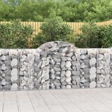  Lučne gabionske košare 11kom 200x50x100/120cm pocinčano željezo | shoptok.hr