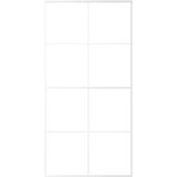  Klizna vrata od stakla ESG i aluminija 102 5 x 205 cm bijela | shoptok.hr