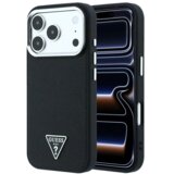 SAS CG MOBILE Maska Guess Grained Triangle Logo MagSafe za iPhone 17 Pro/ 18 Pro crna | Eponuda.com