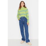 Trendyol Navy Blue Pocket Detailed High Waist 90's Wide Leg Jeans Cijene