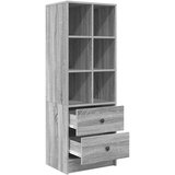  Highboard s ladicama Siva Sonoma 45,5 x 34 x 127 cm | Eponuda.com