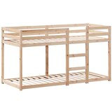  Krevet na kat s krovom 80 x 200 cm od masivne borovine | shoptok.hr