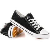 Shelvt Women's classic black sneakers | Shoptok.si