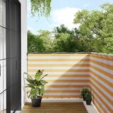 Balkonska pregrada žuto-bijele pruge 120x700 cm - Žuta i bijela 120 x 700 cm 1 Cijene