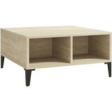  Klubska mizica sonoma hrast 60x60x30 cm iverna plošča, (20625826) | Shoptok.si