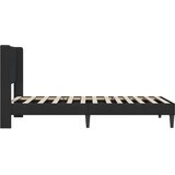  Krevetna konstrukcija s uzglavljem Crna 80 x 200 cm Baršun | shoptok.hr