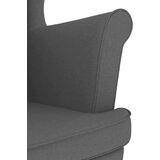  Fotelja tamnosiva 74x84x100 cm od tkanine | shoptok.hr