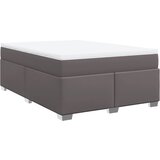 Maison Chic Box spring postelja - Vzmetna postelja z vzmetnico siva 140x190 cm umetno usnje SL11113, (21900665) | Shoptok.si