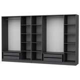 Hanah home kale - 5046 anthracite wardrobe | ePonuda.com