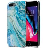 Cadorabo Case, združljiv z jabolkom v modrem zelenem marmorju št. 25 - zaščitni pokrov iz silikona TPU z vzorcem mozaika, (20569538) | Shoptok.si