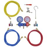 vidaXL Vakuumska črpalka 100 L/min z 2-smernim kompletom merilnikov | Shoptok.si