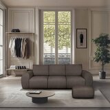 Rodier Rjava sedežna garnitura iz tkanine bouclé 287 cm Mirel – | Shoptok.si