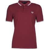 Fred Perry TWIN TIPPED SHIRT Bordo Cijene
